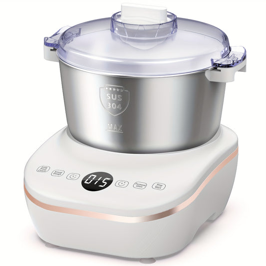 7L(7.3QT)Electric Dough Mixer with Ferment Function, Bread Maker Machine, Dough Maker Machine with 304 Stainless Steel Bowl
